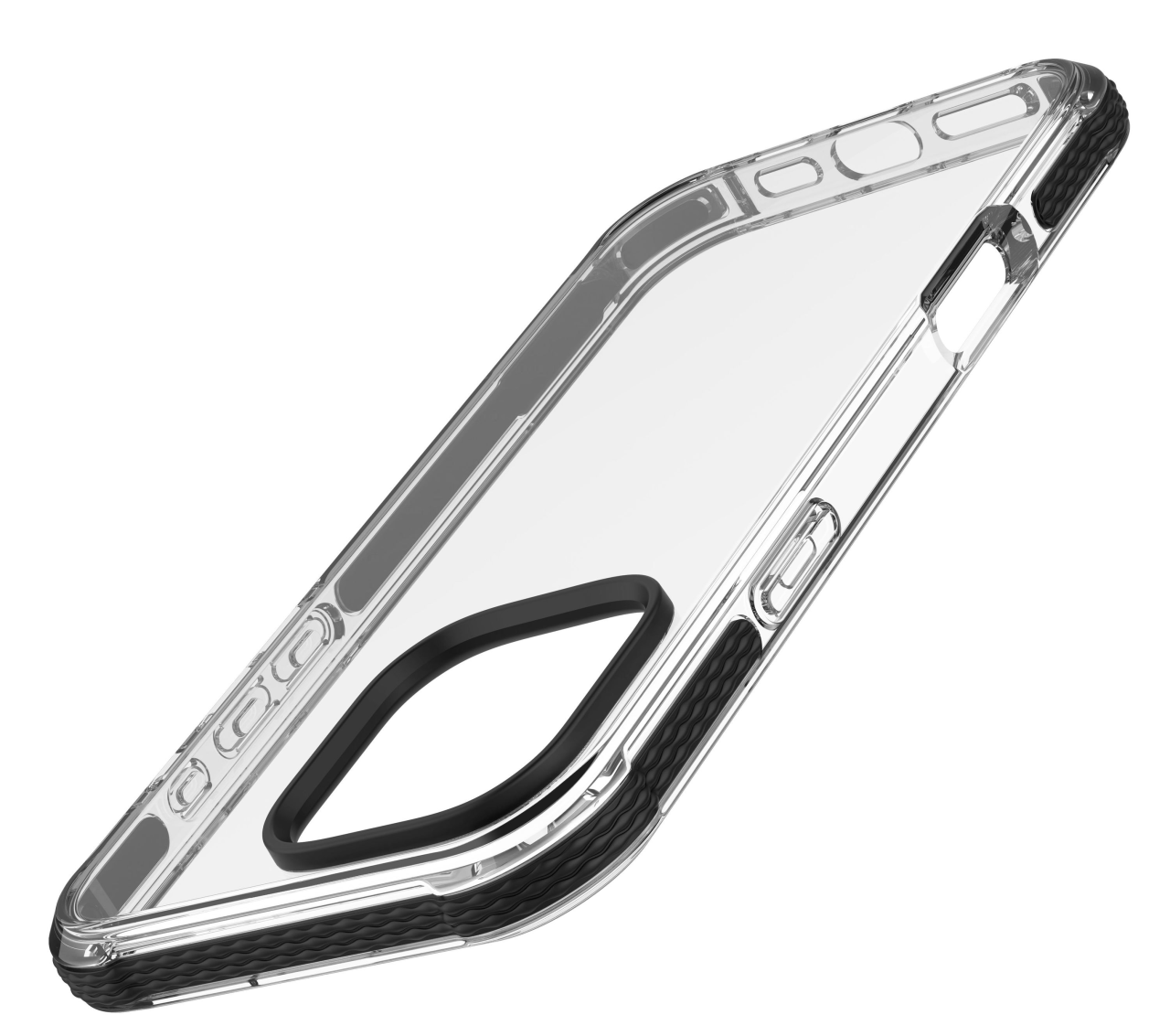 Ultra ochranné pouzdro Cellularline Tetra Force Strong Guard pro Apple iPhone 16 Pro, 2 stupně ochrany, transparentní