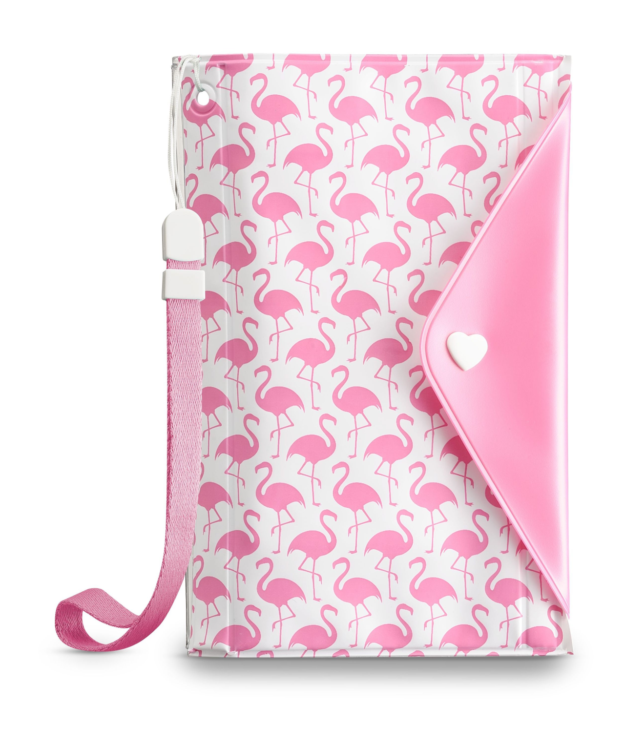 Voděodolné pouzdro s peněženkou Cellularline Voyager Pochette pro telefony do velikosti 5,2", růžové